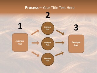 Blonde Hair Background Texture. PowerPoint Template