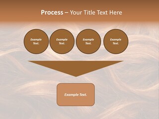 Blonde Hair Background Texture. PowerPoint Template