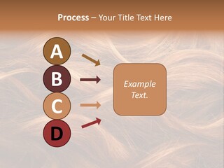 Blonde Hair Background Texture. PowerPoint Template