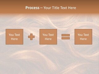 Blonde Hair Background Texture. PowerPoint Template