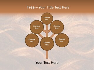 Blonde Hair Background Texture. PowerPoint Template