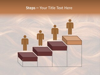 Blonde Hair Background Texture. PowerPoint Template