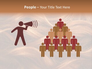 Blonde Hair Background Texture. PowerPoint Template