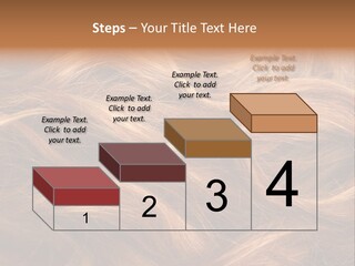 Blonde Hair Background Texture. PowerPoint Template