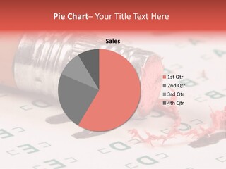 Standardized Quiz Or Test Score Sheet With Multiple Choice Answers PowerPoint Template