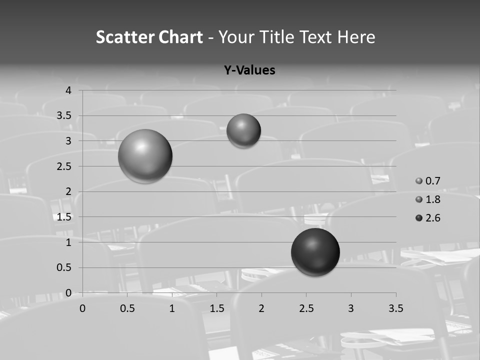 Chairs In A Conference PowerPoint Template