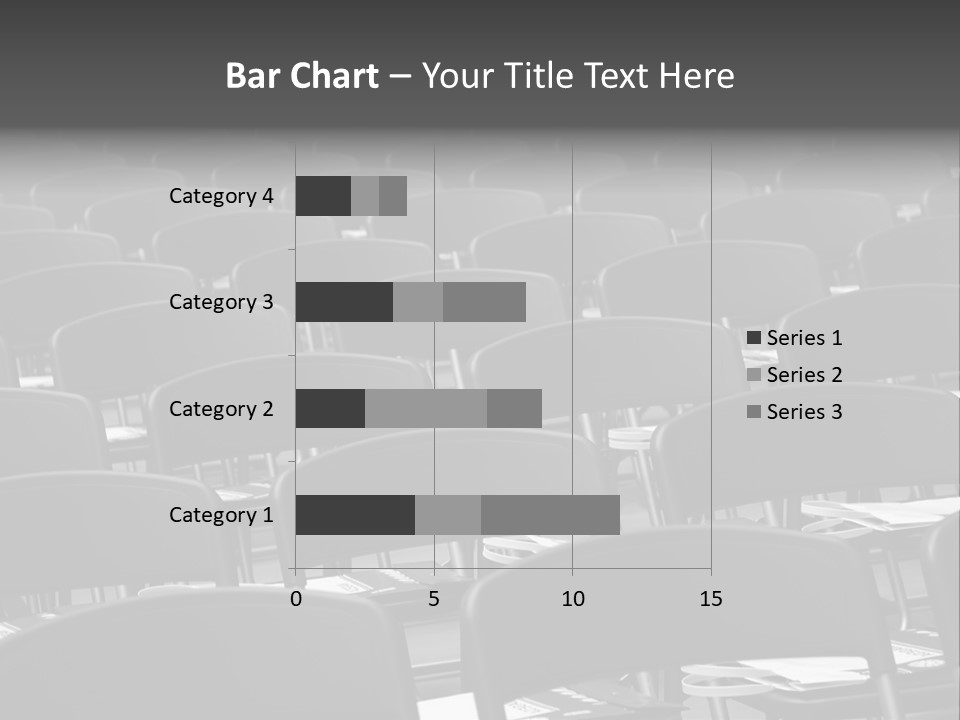 Chairs In A Conference PowerPoint Template