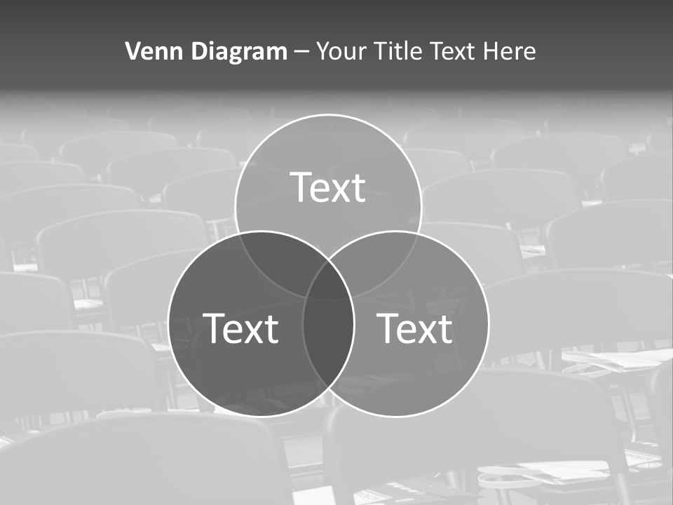 Chairs In A Conference PowerPoint Template