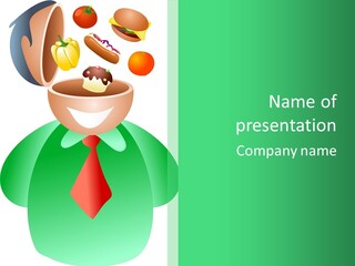 Food Brain PowerPoint Template