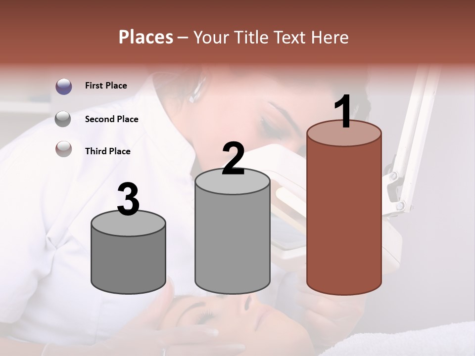 Skin Treatment In A Beauty Salon PowerPoint Template