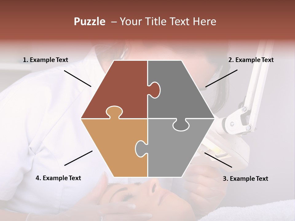 Skin Treatment In A Beauty Salon PowerPoint Template