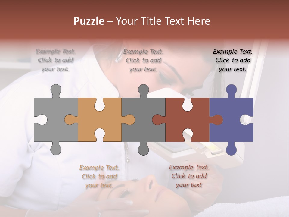 Skin Treatment In A Beauty Salon PowerPoint Template