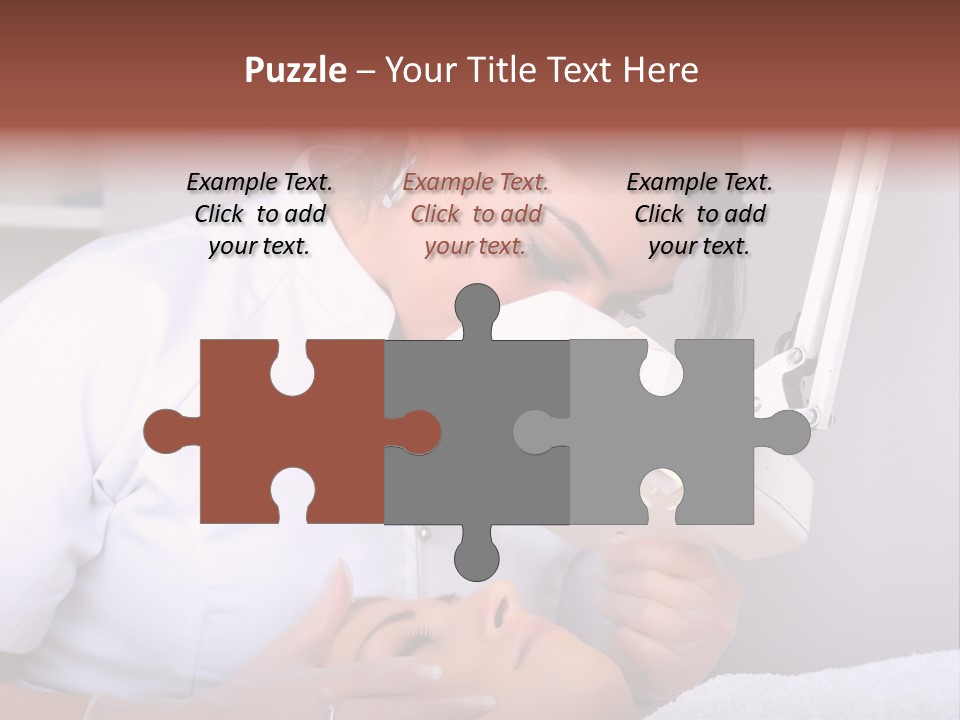 Skin Treatment In A Beauty Salon PowerPoint Template