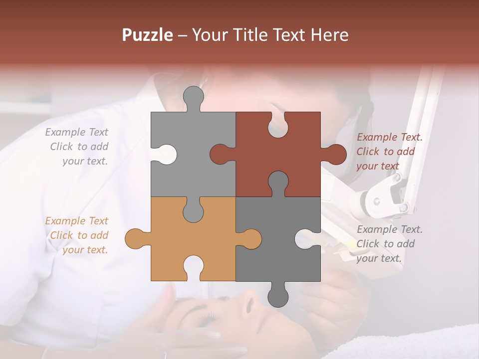 Skin Treatment In A Beauty Salon PowerPoint Template