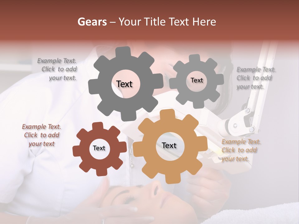 Skin Treatment In A Beauty Salon PowerPoint Template