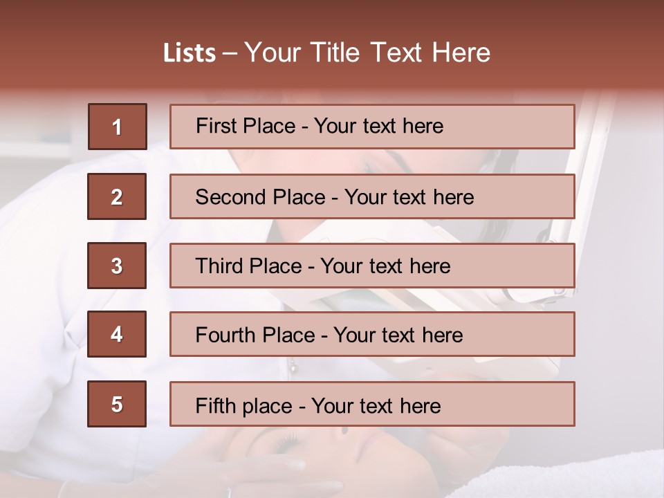 Skin Treatment In A Beauty Salon PowerPoint Template