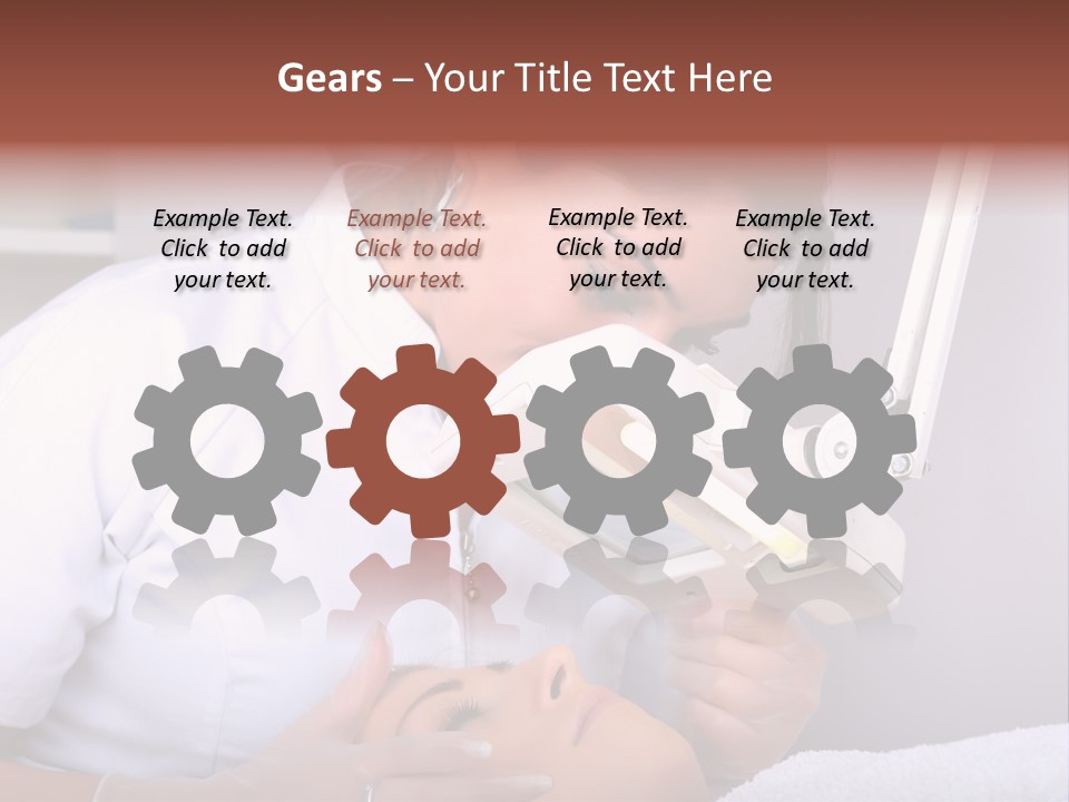 Skin Treatment In A Beauty Salon PowerPoint Template