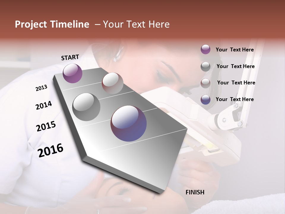 Skin Treatment In A Beauty Salon PowerPoint Template