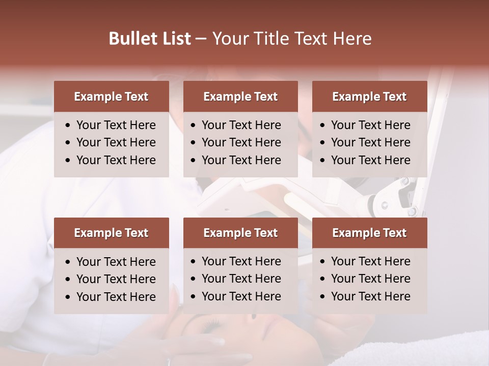 Skin Treatment In A Beauty Salon PowerPoint Template