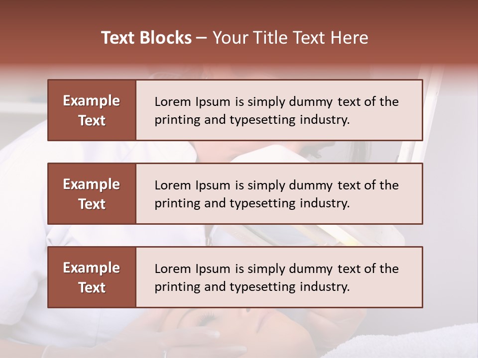 Skin Treatment In A Beauty Salon PowerPoint Template