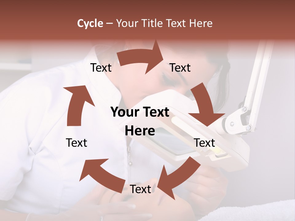 Skin Treatment In A Beauty Salon PowerPoint Template