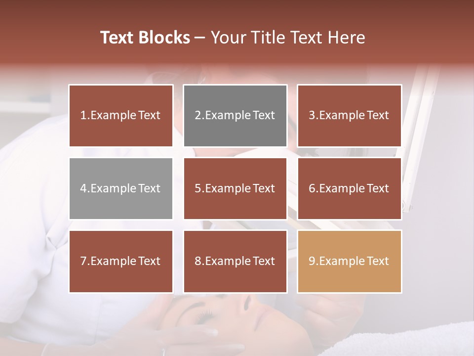 Skin Treatment In A Beauty Salon PowerPoint Template