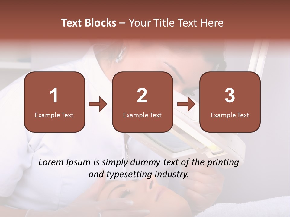 Skin Treatment In A Beauty Salon PowerPoint Template