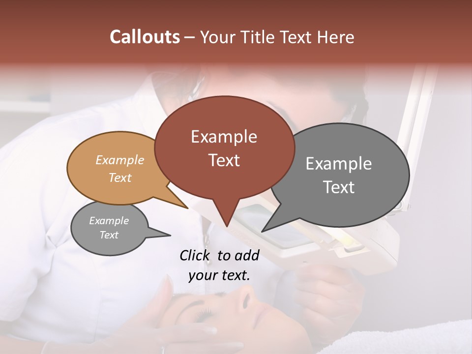 Skin Treatment In A Beauty Salon PowerPoint Template