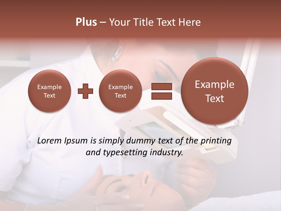 Skin Treatment In A Beauty Salon PowerPoint Template