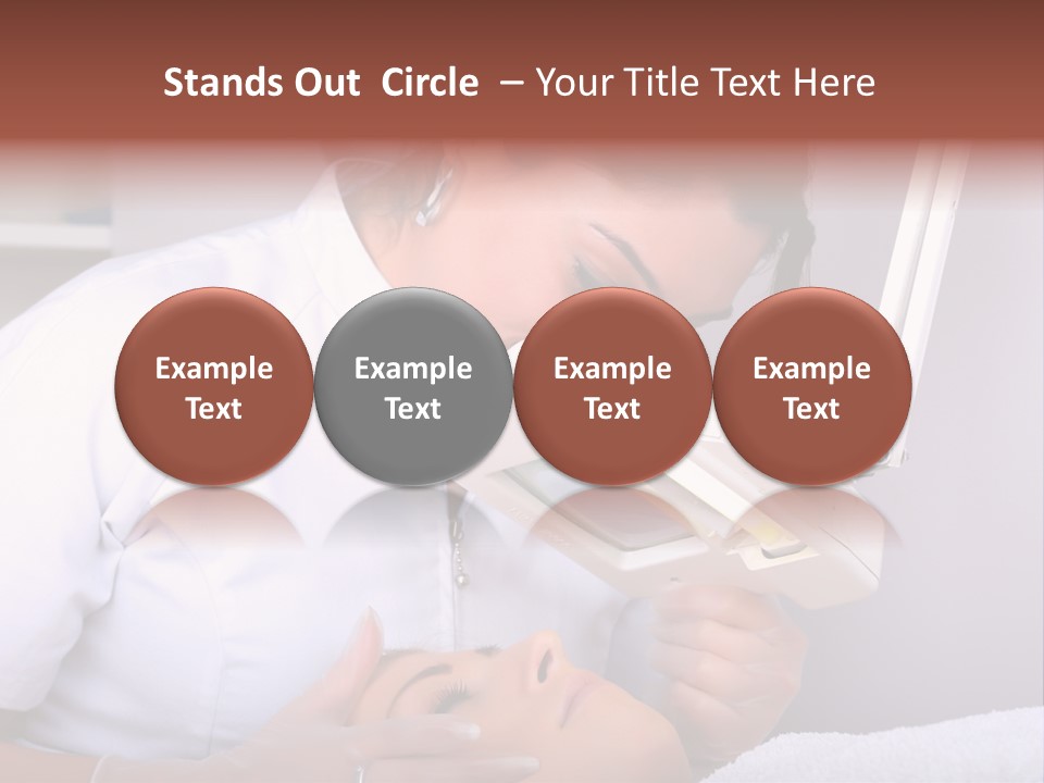 Skin Treatment In A Beauty Salon PowerPoint Template