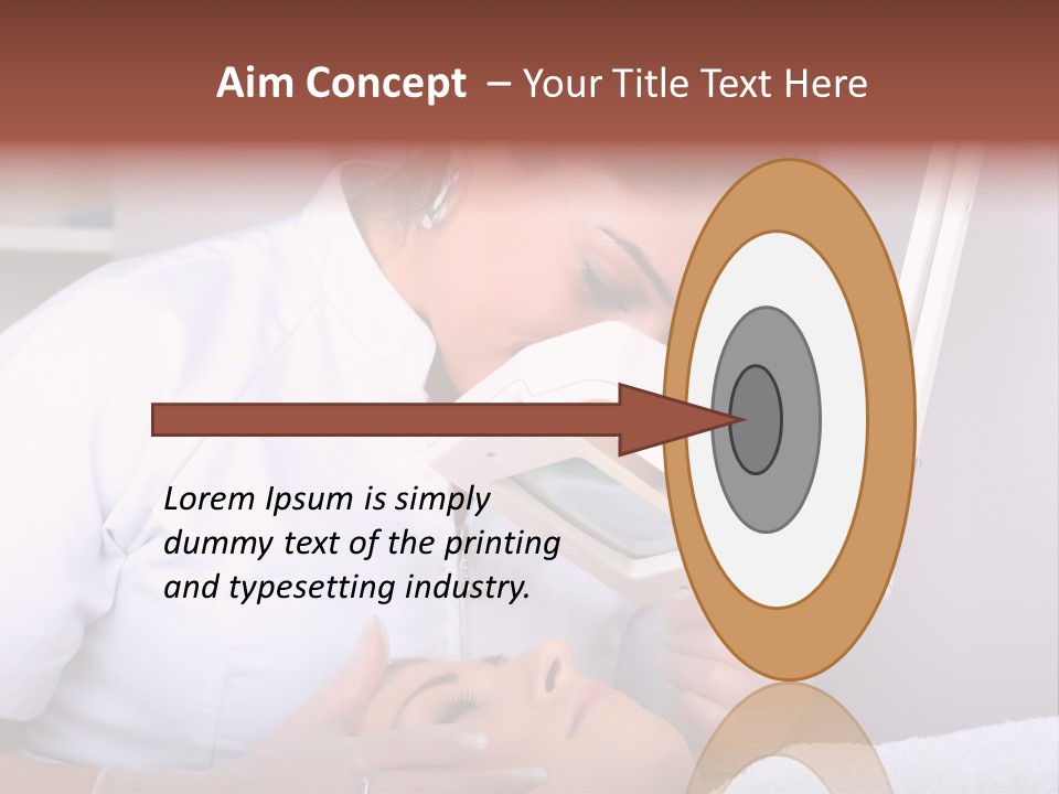 Skin Treatment In A Beauty Salon PowerPoint Template
