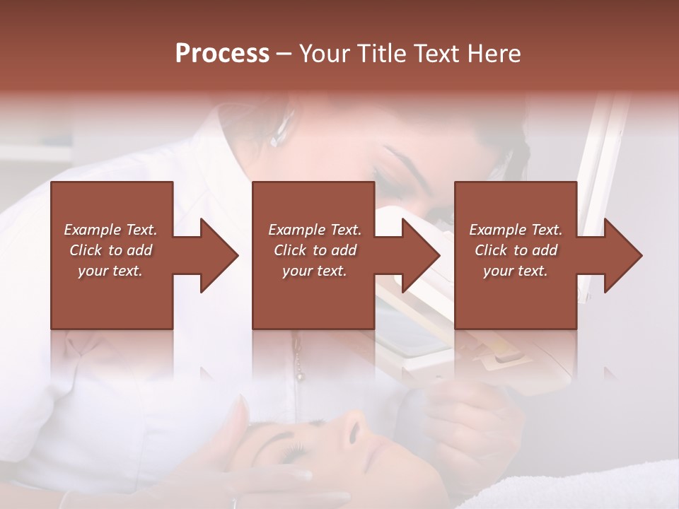 Skin Treatment In A Beauty Salon PowerPoint Template