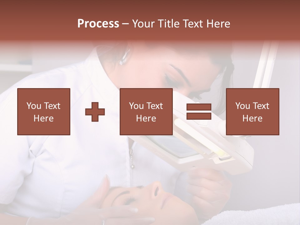 Skin Treatment In A Beauty Salon PowerPoint Template