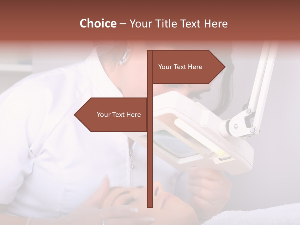 Skin Treatment In A Beauty Salon PowerPoint Template