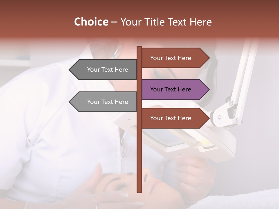 Skin Treatment In A Beauty Salon PowerPoint Template