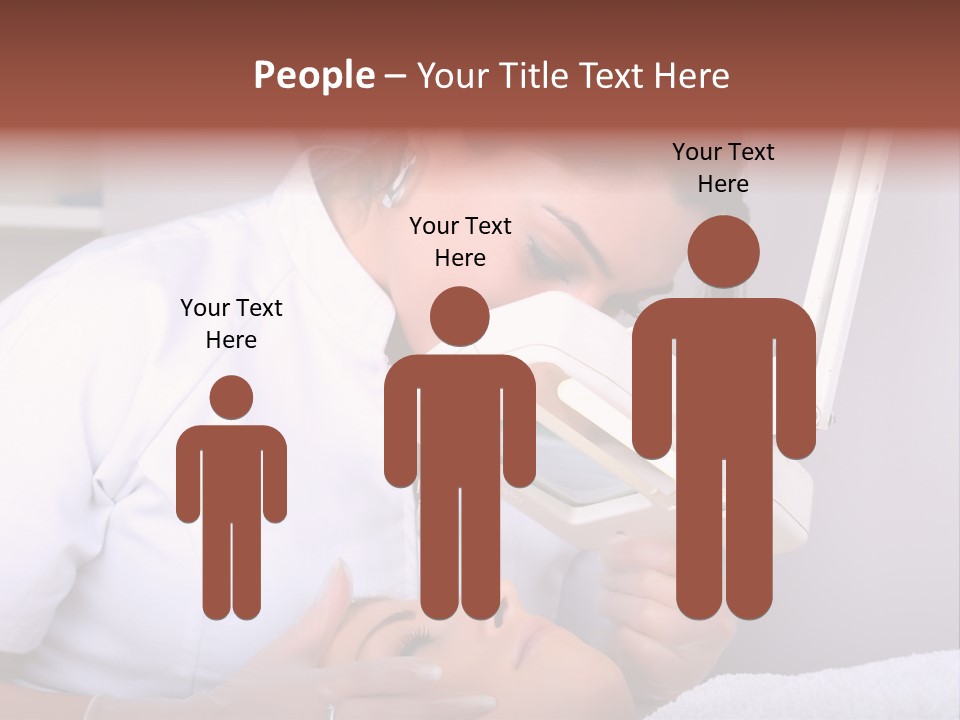 Skin Treatment In A Beauty Salon PowerPoint Template