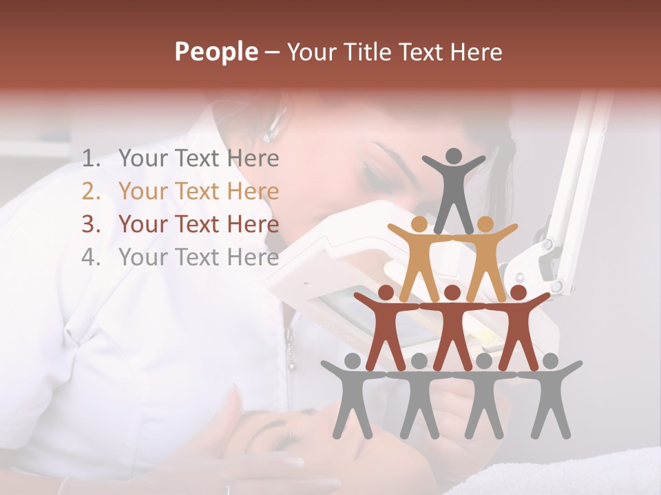 Skin Treatment In A Beauty Salon PowerPoint Template