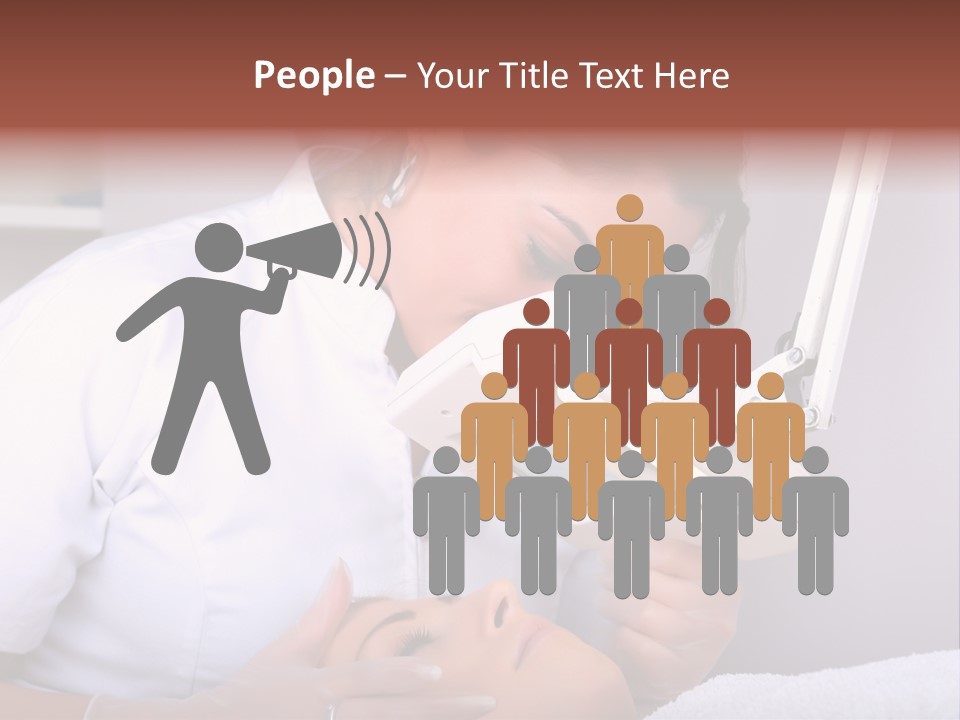 Skin Treatment In A Beauty Salon PowerPoint Template