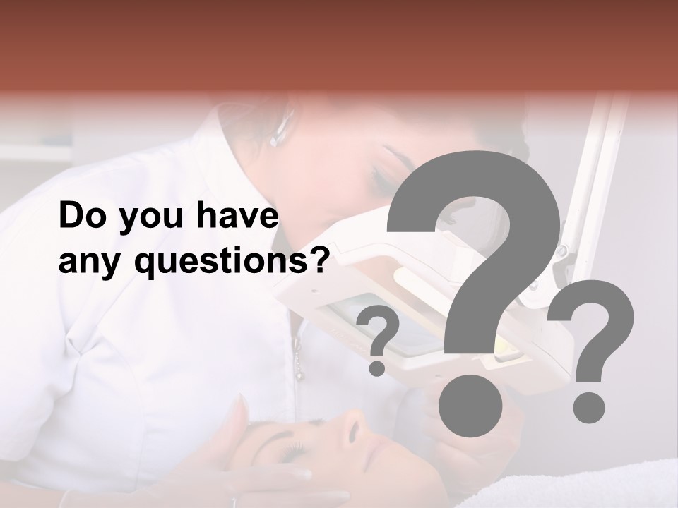 Skin Treatment In A Beauty Salon PowerPoint Template