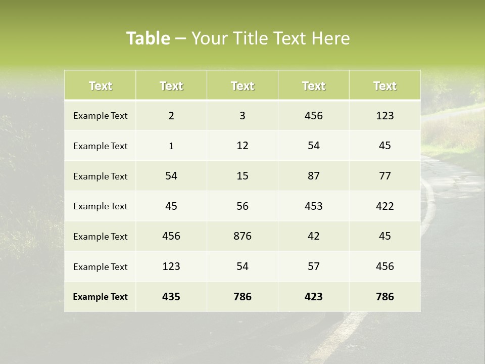 Large People Walking On Trail PowerPoint Template