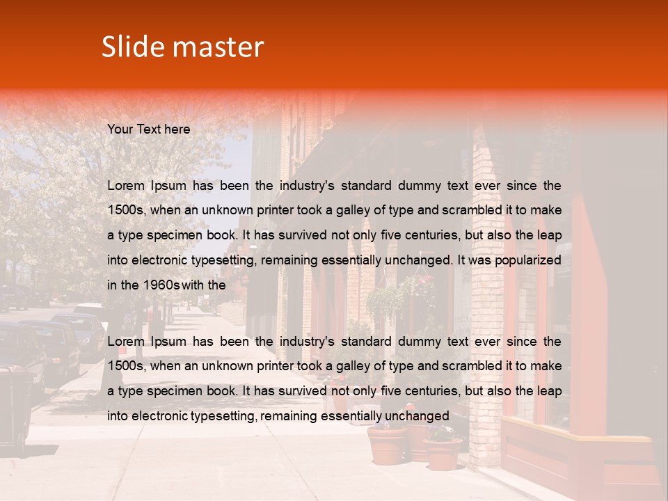 Main Street PowerPoint Template