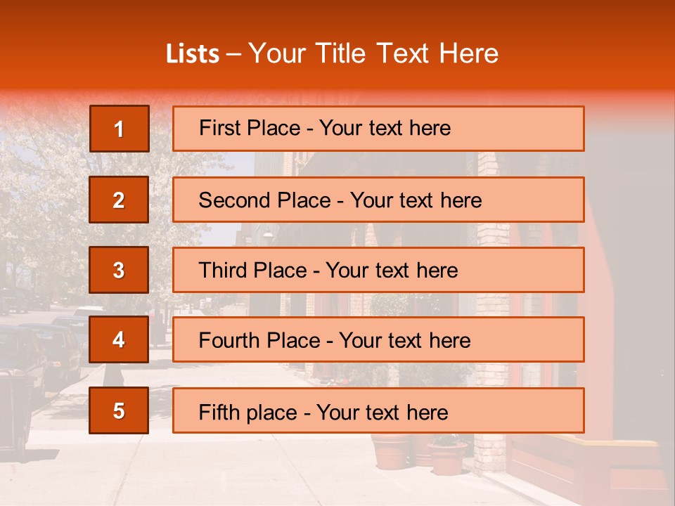 Main Street PowerPoint Template