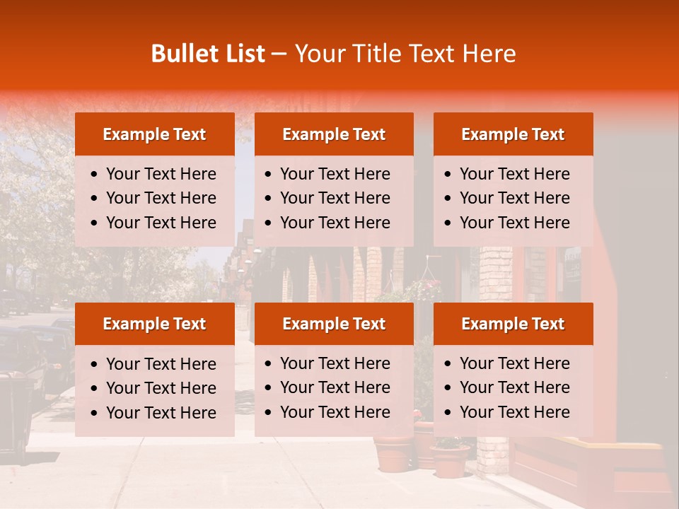 Main Street PowerPoint Template
