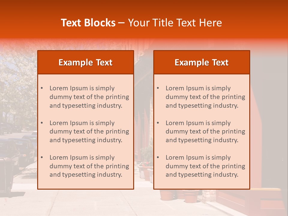 Main Street PowerPoint Template