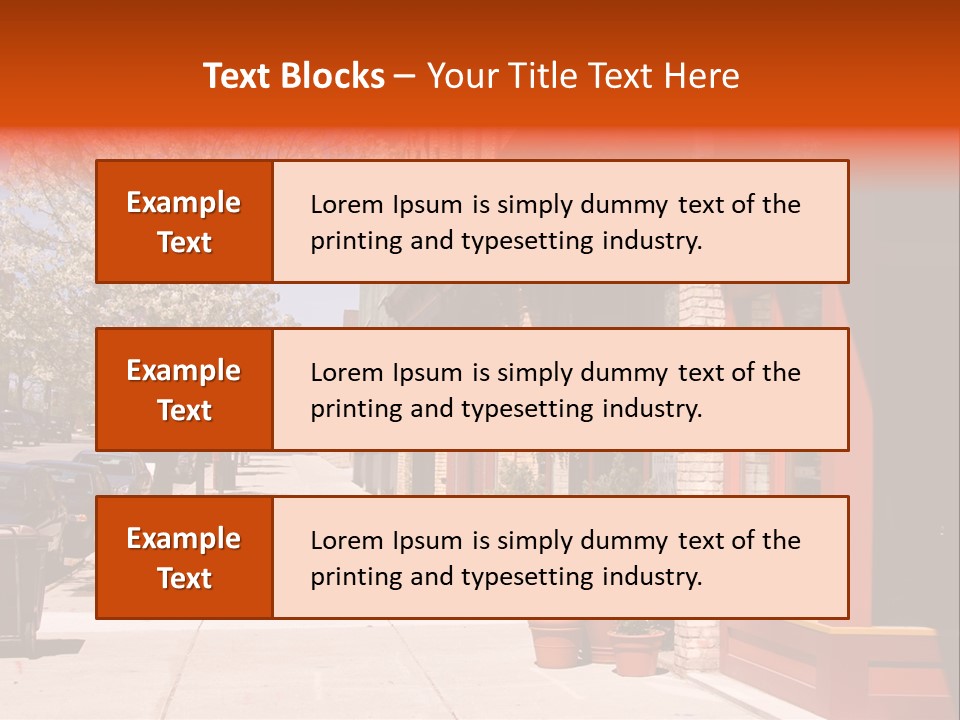 Main Street PowerPoint Template