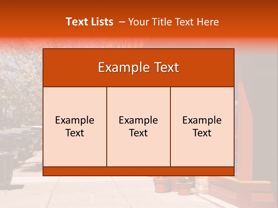 Main Street PowerPoint Template