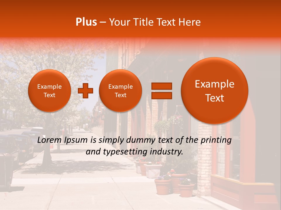 Main Street PowerPoint Template