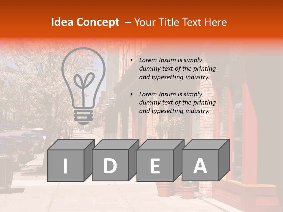 Main Street PowerPoint Template