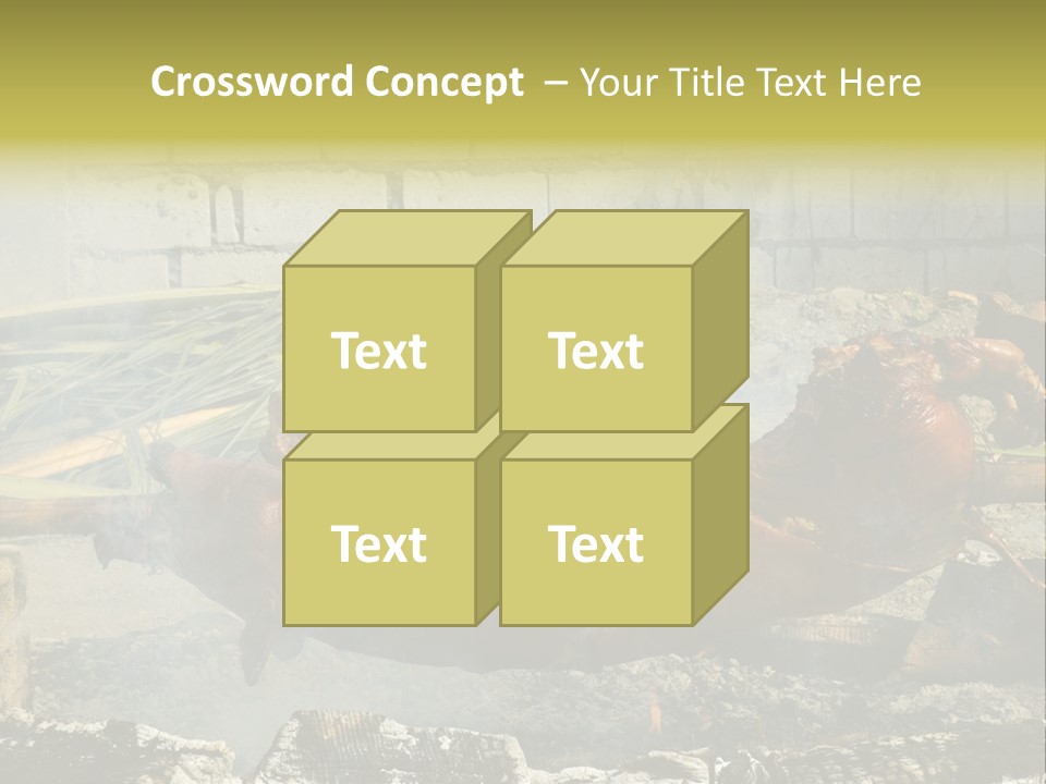 Philippine Roast Pig, A Favorite In The Country PowerPoint Template