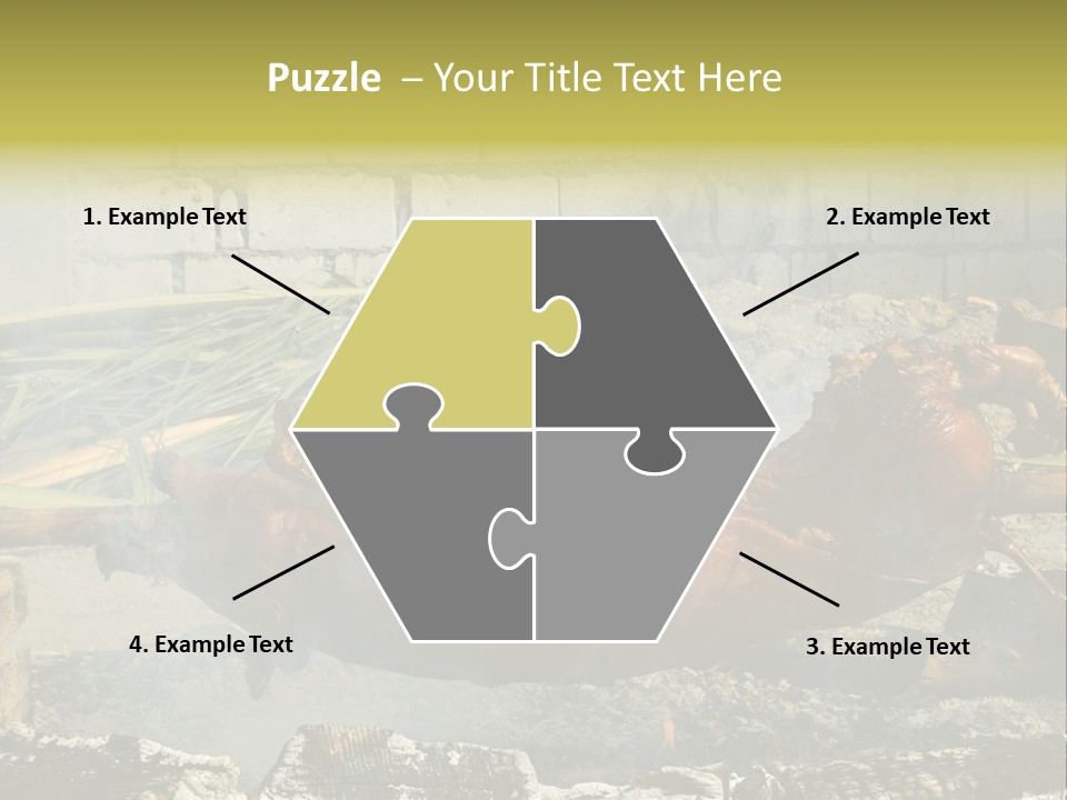 Philippine Roast Pig, A Favorite In The Country PowerPoint Template